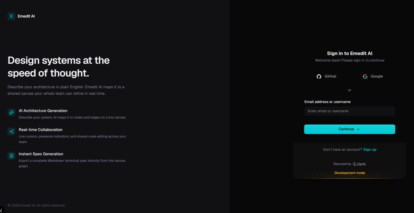Emedit AI interface